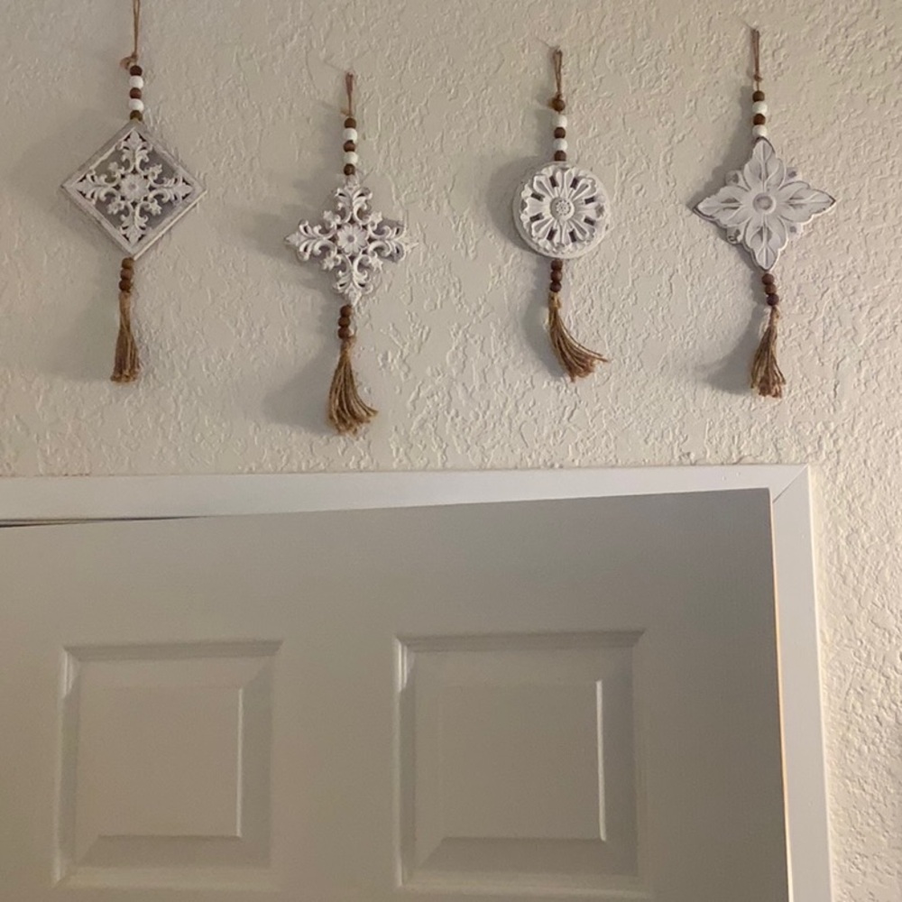 Set of 4 wall charms.